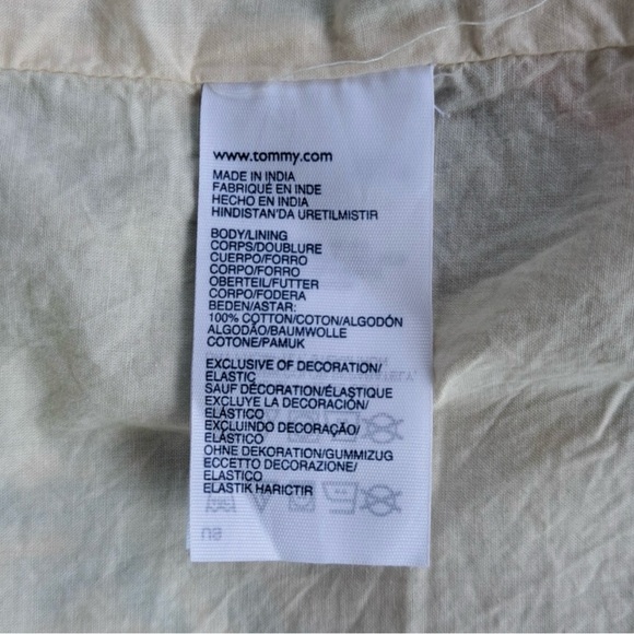 Chic Tommy Hilfiger Plus Size White Sundress - Orange Hibiscus with Pockets! - Picture 10 of 10